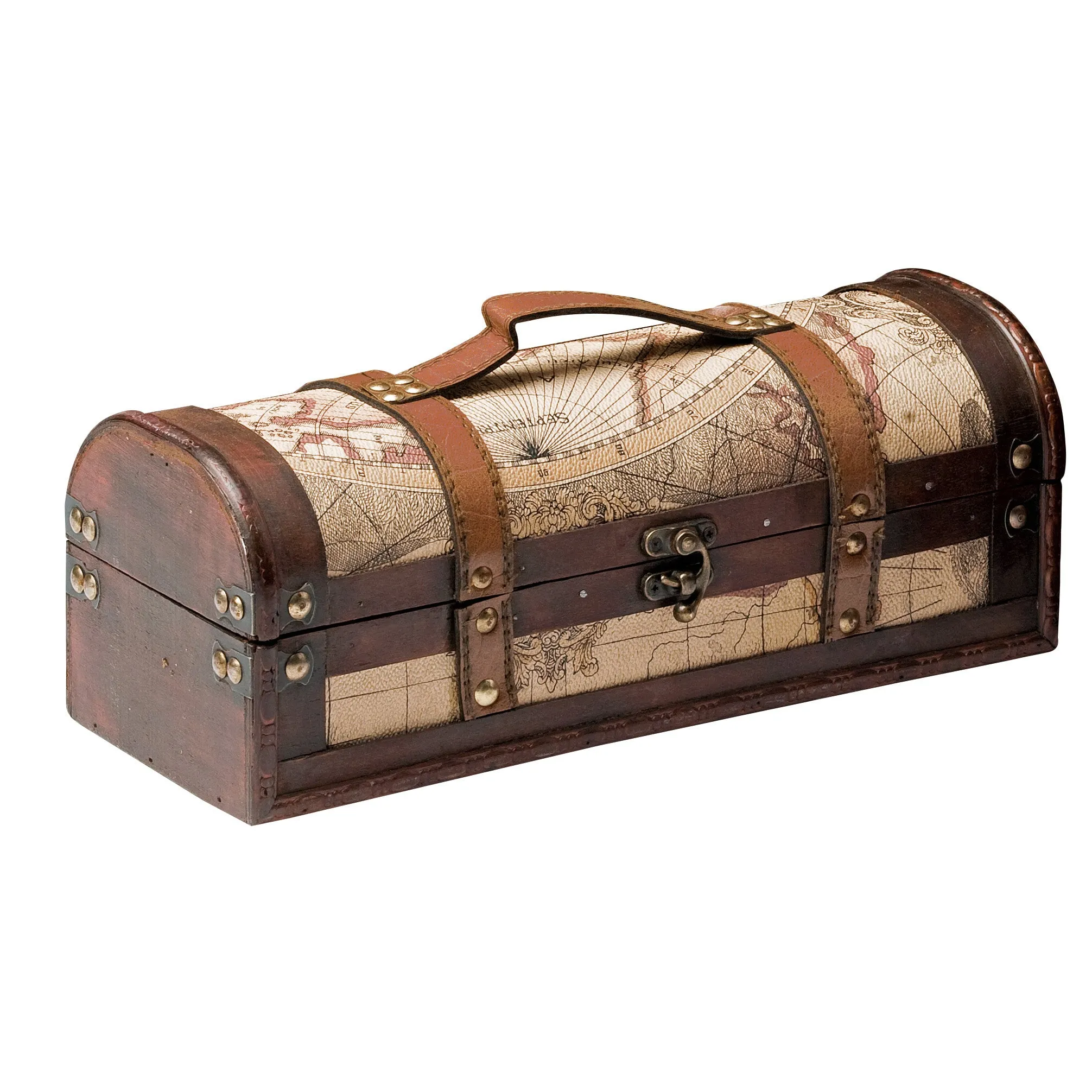 1 Bottle Old World Wooden Wine Box