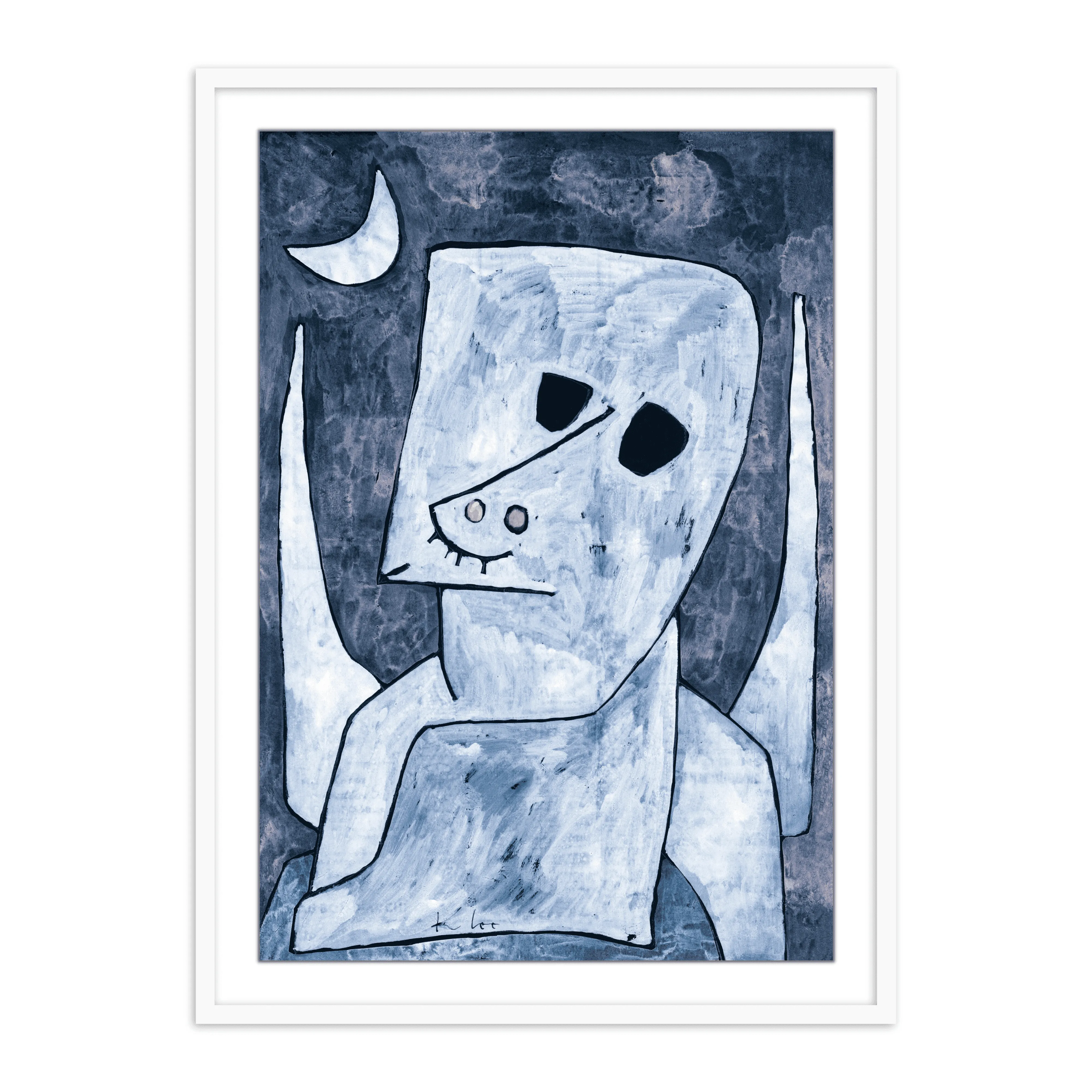 Abstract Wall Art Frame by Paul Klee for Living Room & Bedroom