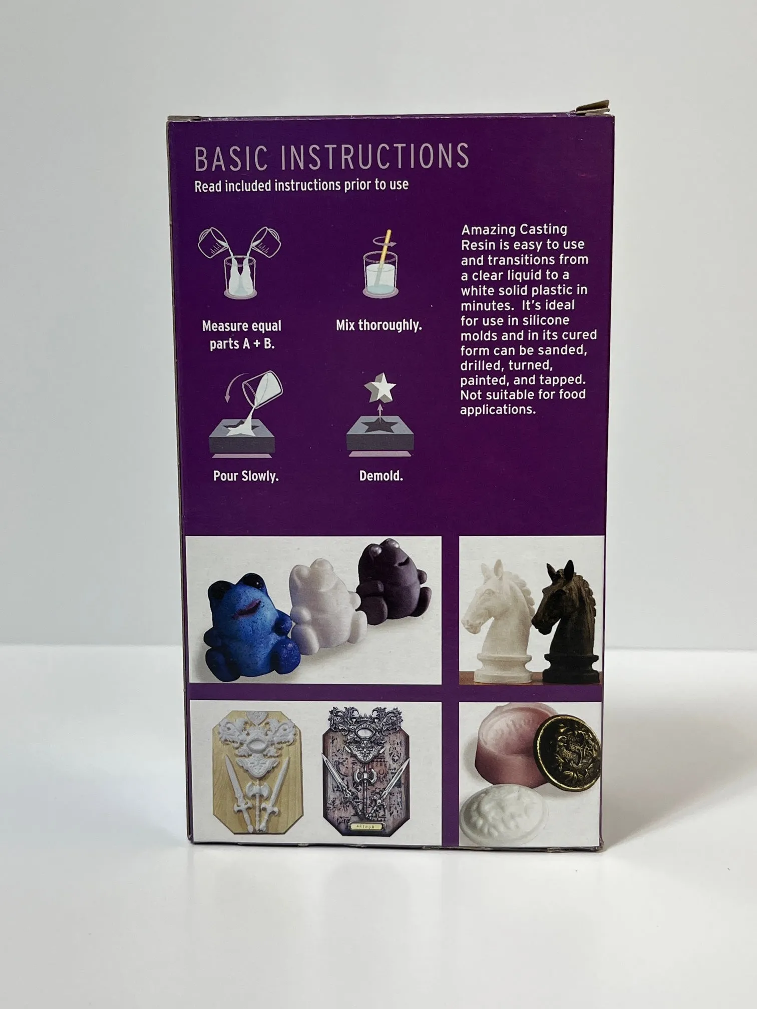 Alumilite White Amazing Casting Resin Kit - Perfect for Intricate Details, 16oz
