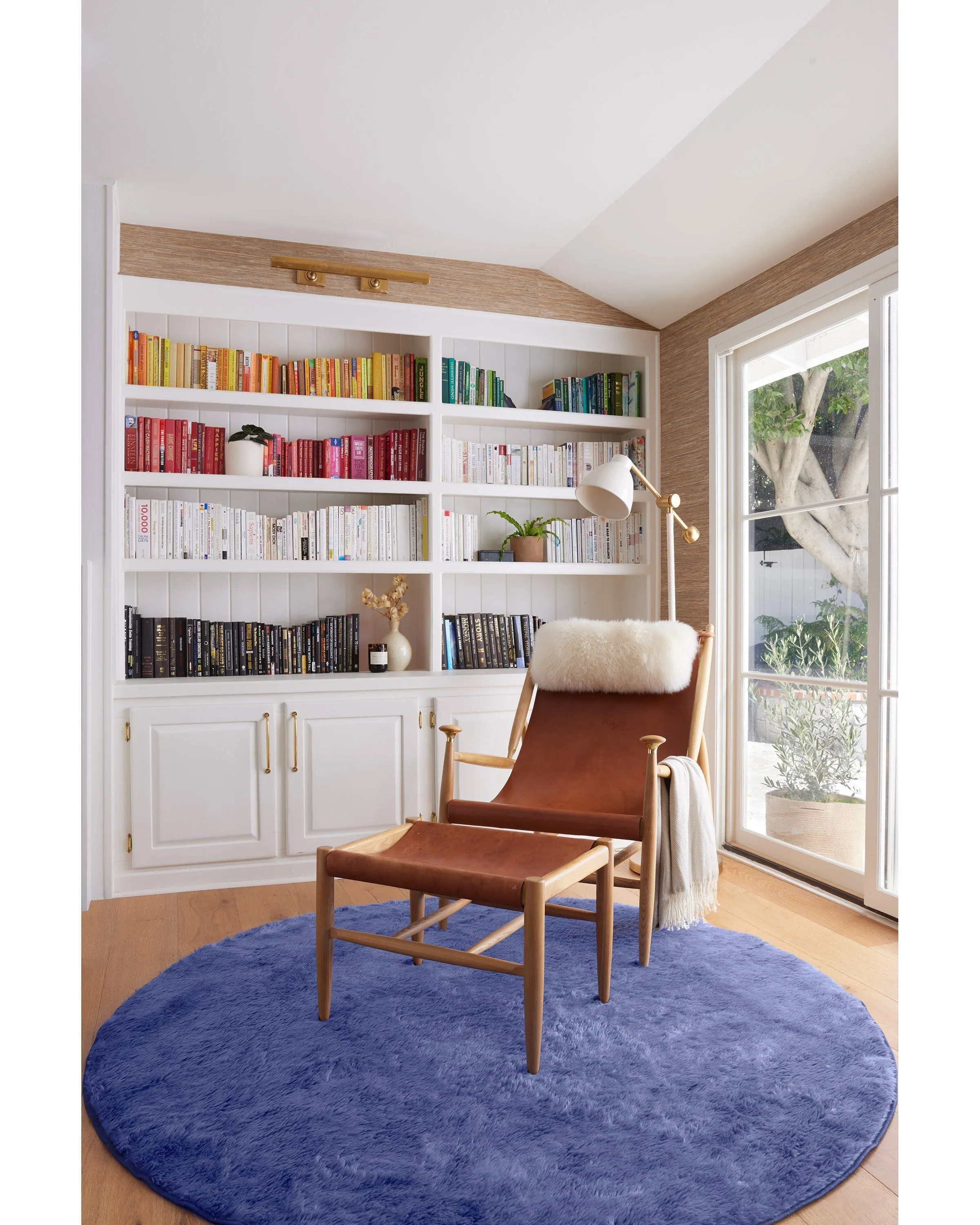 Azure Blue Plush Rug