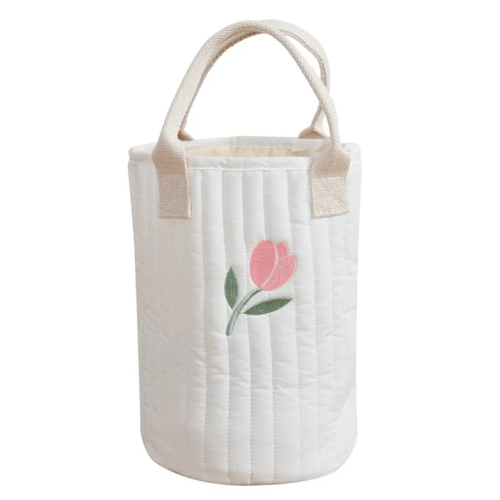 Baby Embroidered Pattern Baby Bottle Storage Mommy Handbag With Compartment by MyKids-USA™