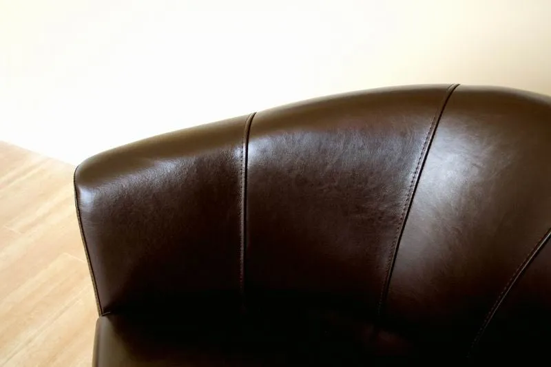 Baxton Studio Club Chair with Wheels