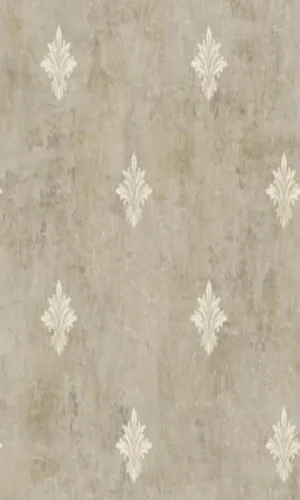 Brockhall Fleur De Lis Canvas Wallpaper NH22107