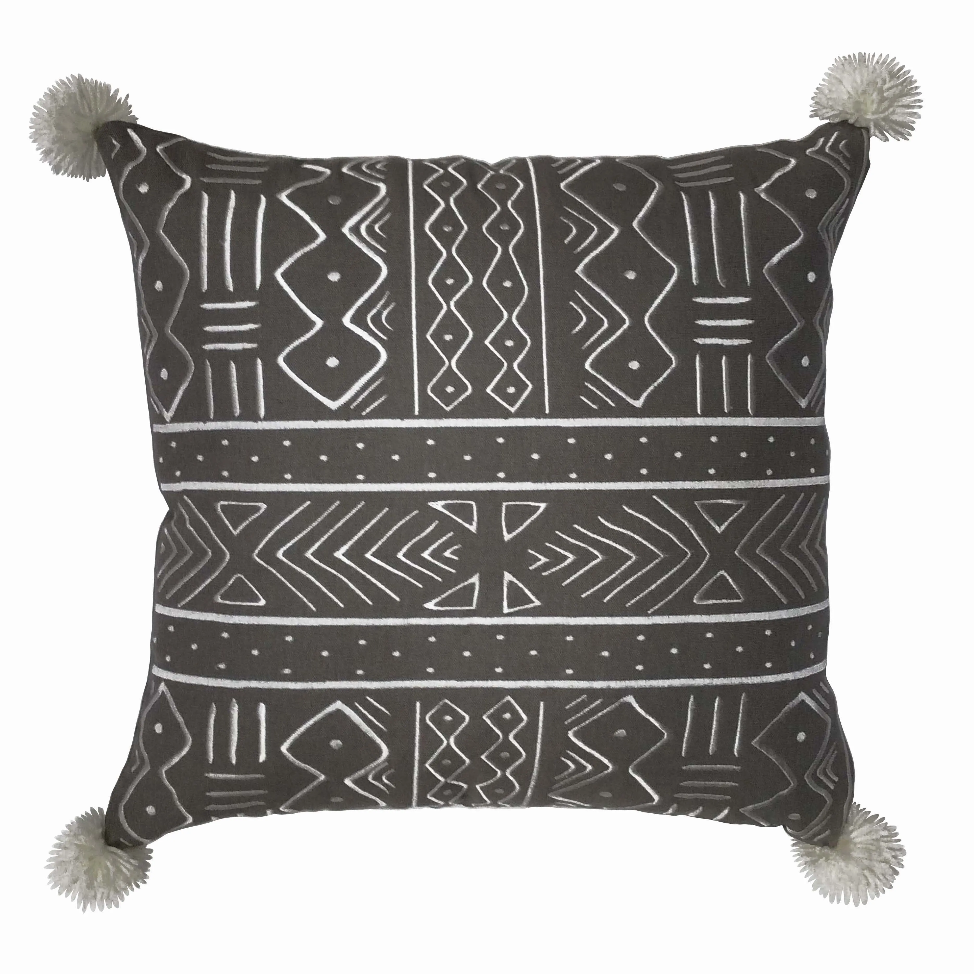 Brooklyn Flat Brooklyn Flat Kata Embroidered Decorative Pillow