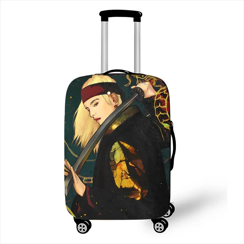 BTS Agust D Print Luggage Trolley Cover