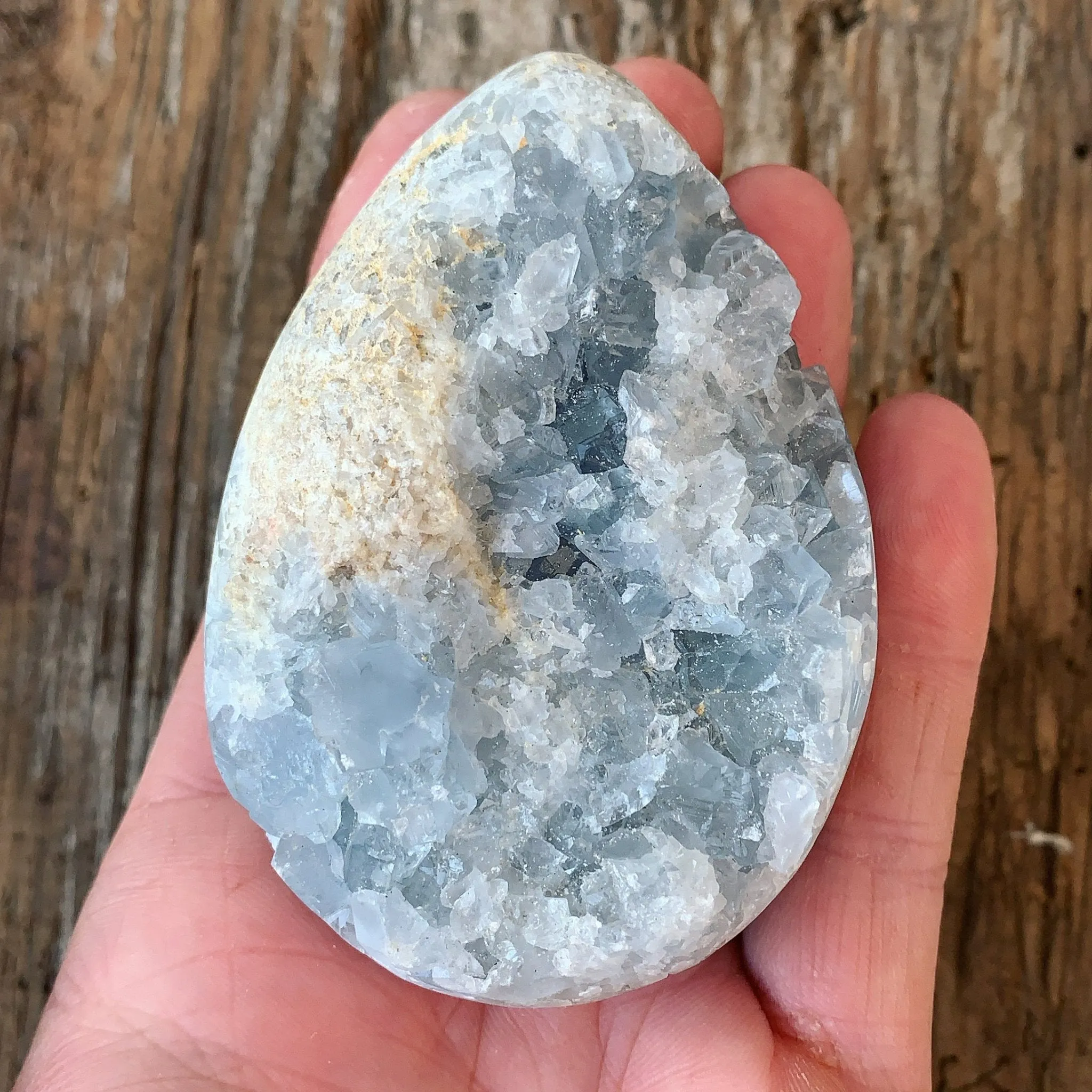 Celestite/Celestine Cluster Egg
