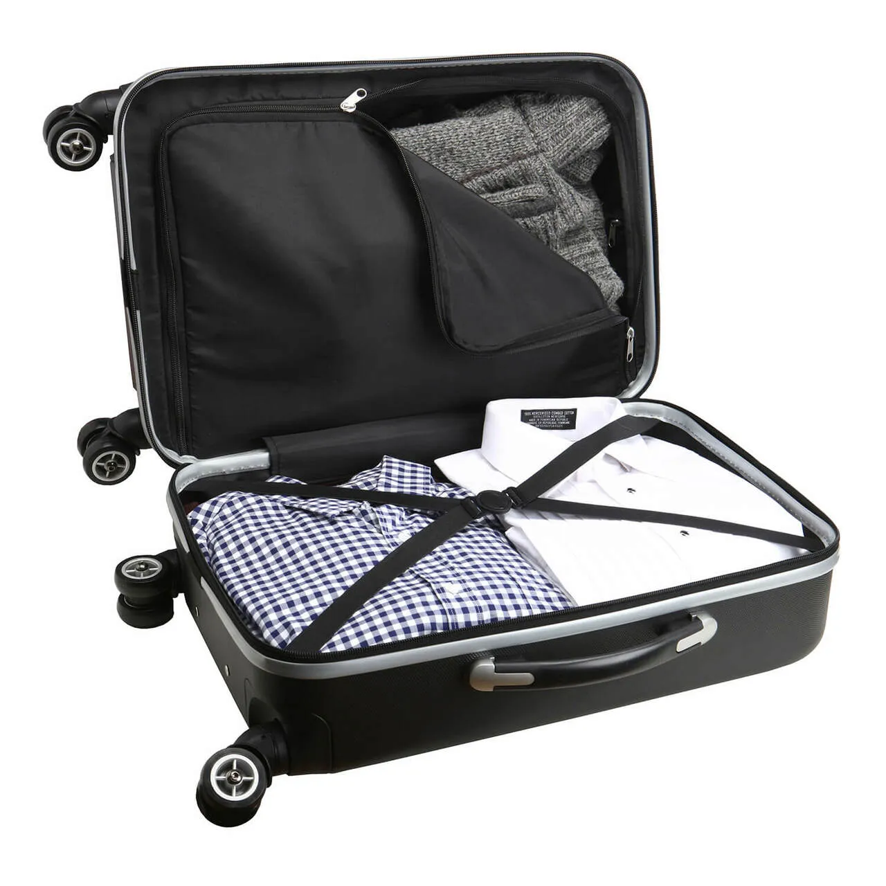 Chicago White Sox Deluxe 2-Piece Backpack and Carry on Set in Black