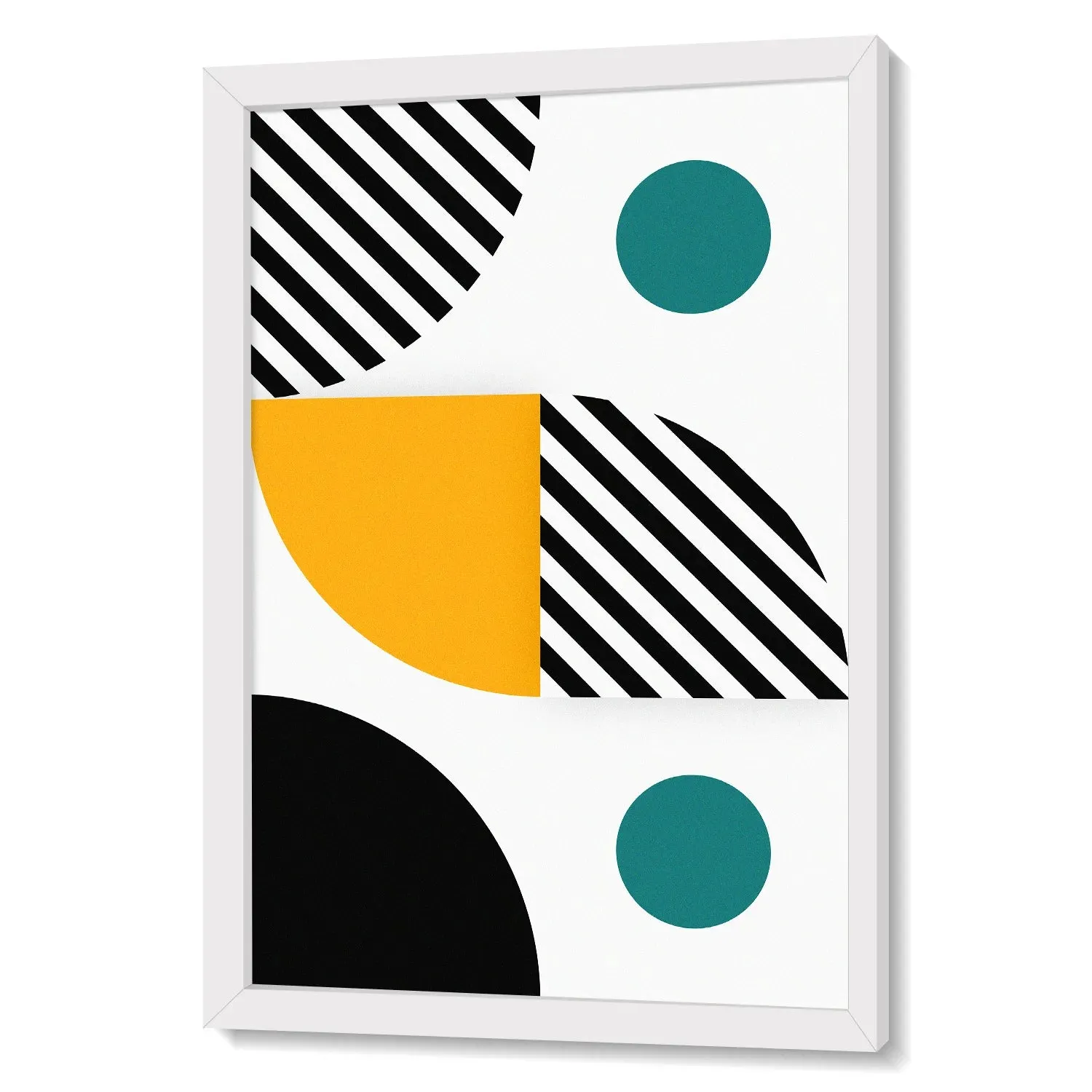 Colorful Geometric Pattern Wall Art - I