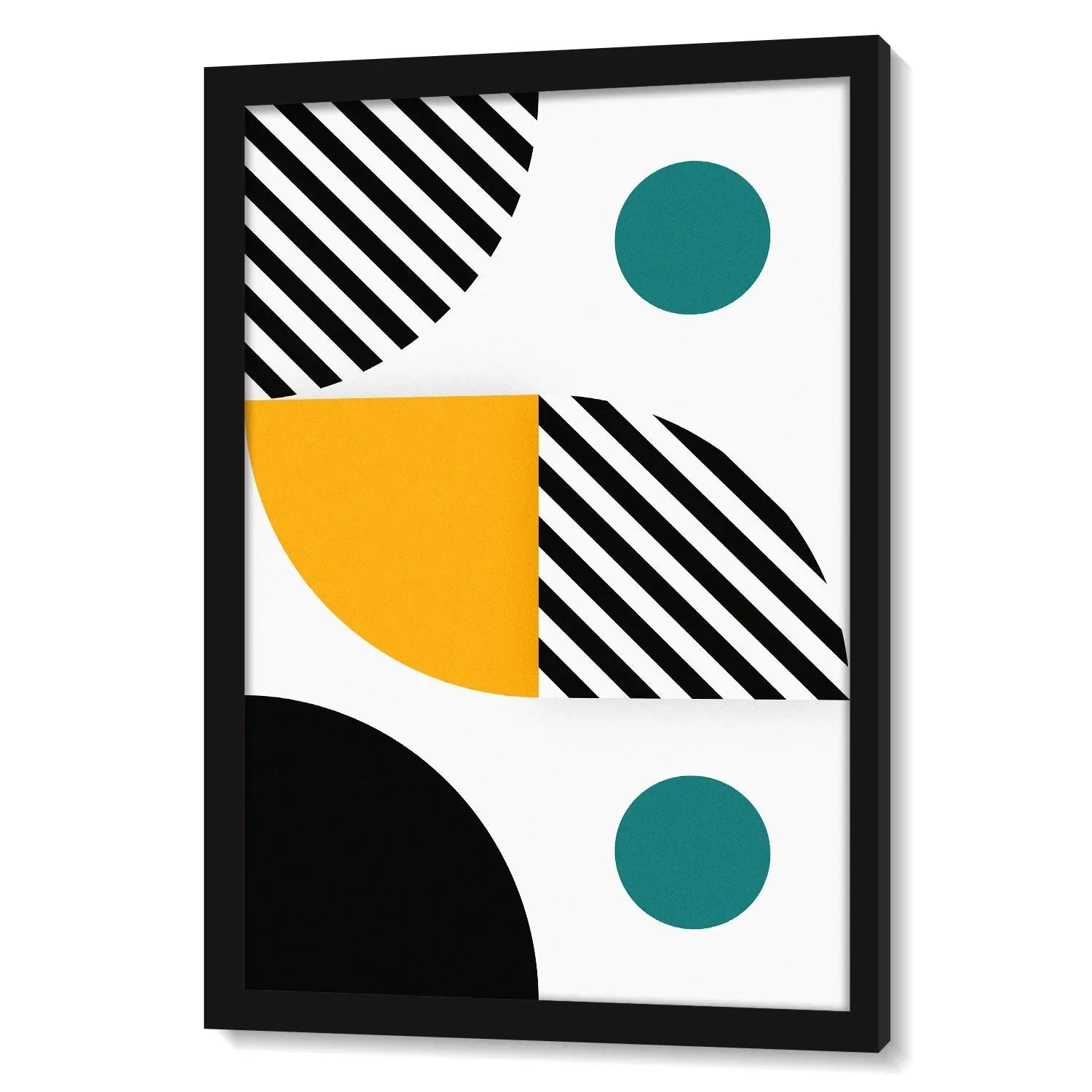 Colorful Geometric Pattern Wall Art - I