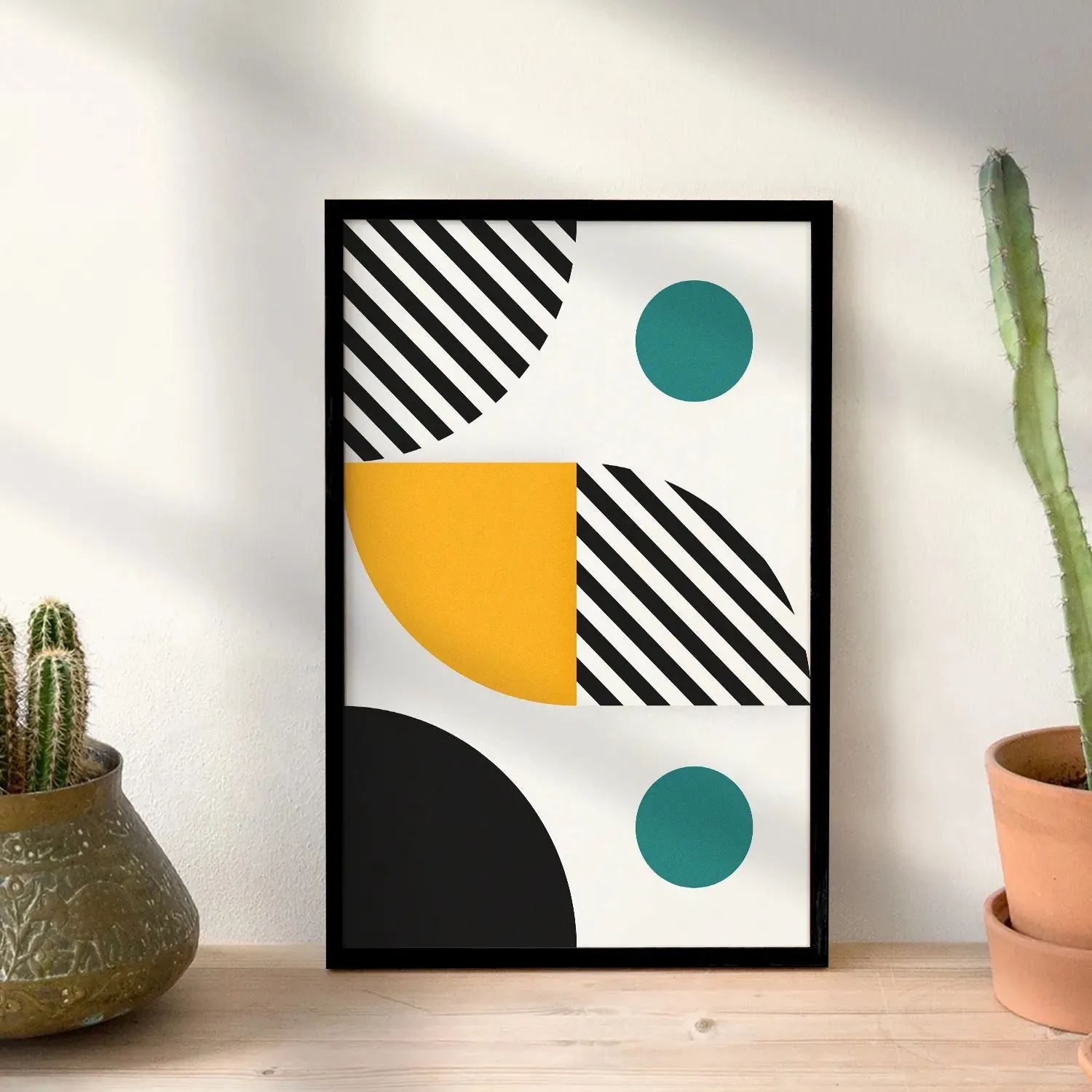 Colorful Geometric Pattern Wall Art - I