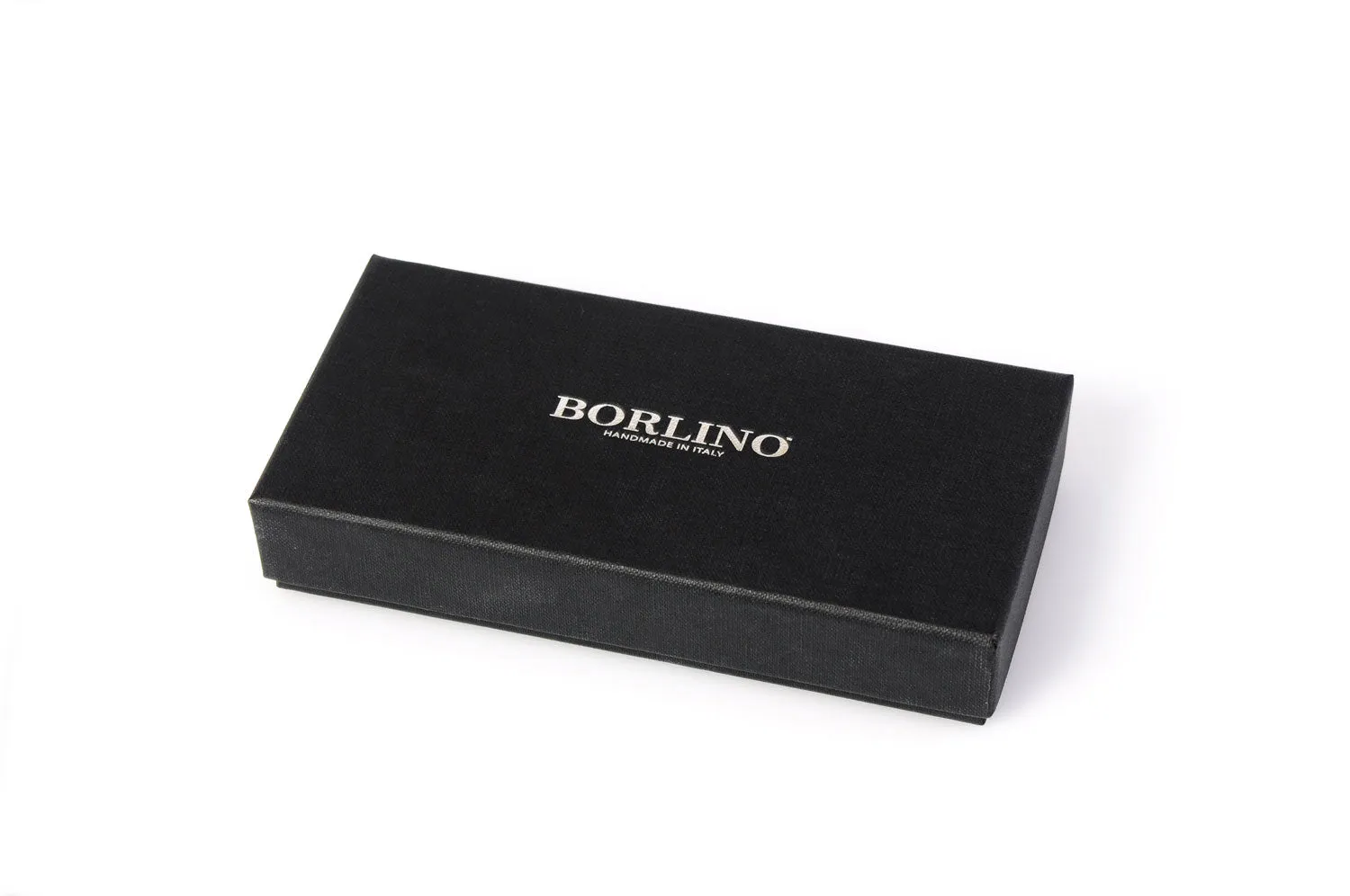 Contemporary Leather Luggage Tag - Onyx Black