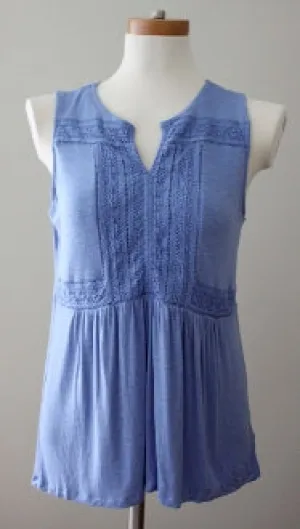 Cool Summer Cornflower Top