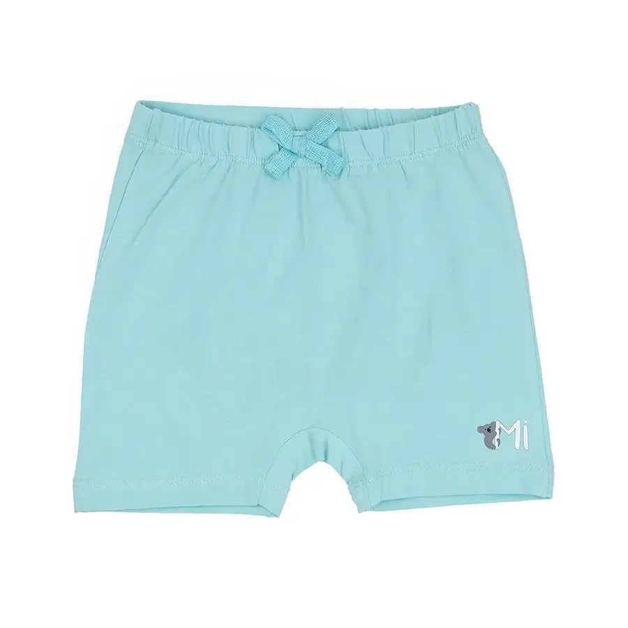 Cuddle Unisex Sky Spandex-Single Jersey Shorts