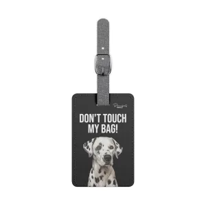 Dalmatian Saffiano Polyester Luggage Tag (scratch- and water-resistant)