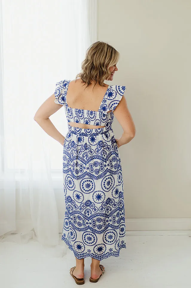 Embroidered Resort Maxi Dress
