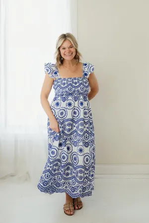 Embroidered Resort Maxi Dress