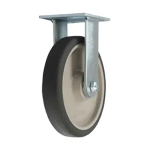 Forbes Industries 1638-R 8" Gray Poly-lok Wheel with Rigid Caster
