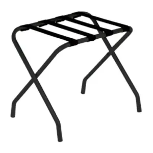 Forbes Industries 801-EN 24" Luggage Rack, Textured Black (Powder-epoxy) Without Back Bar
