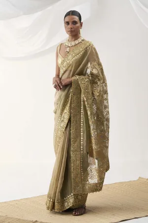 Ghunghroo Embroidered Saree