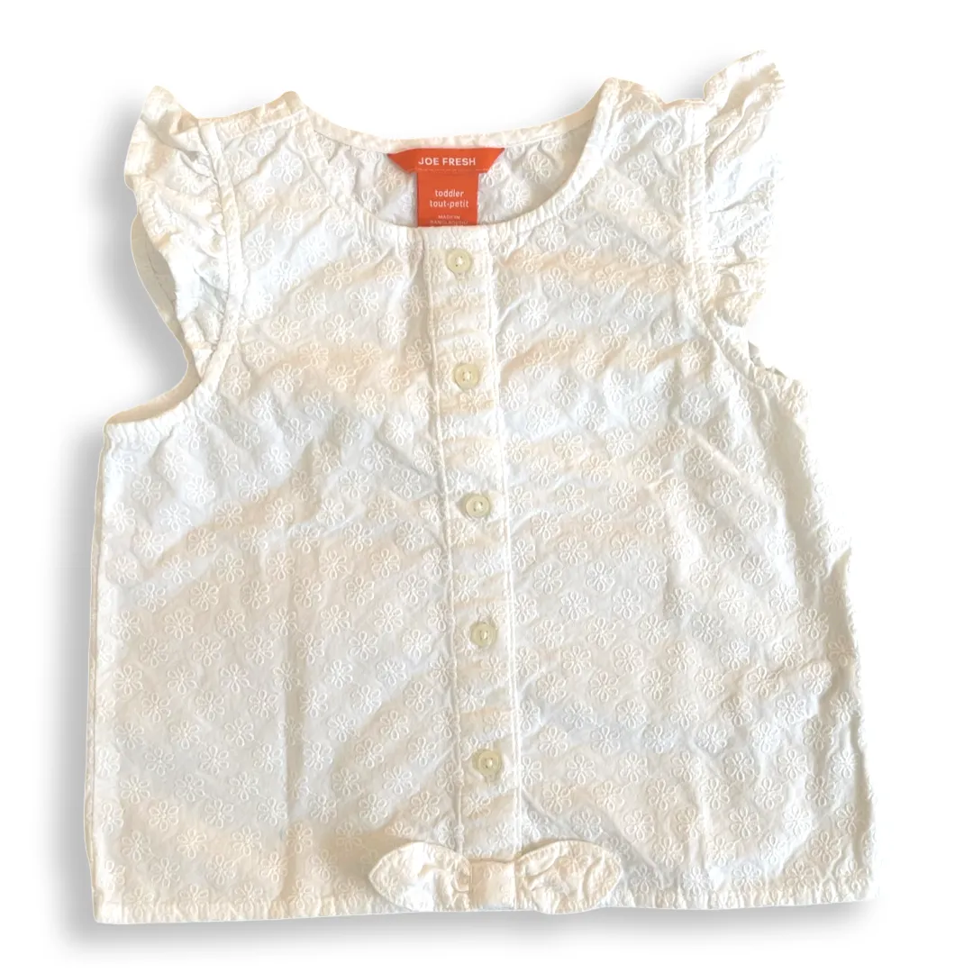 Joe Fresh Daisy Pattern Top - 5 youth