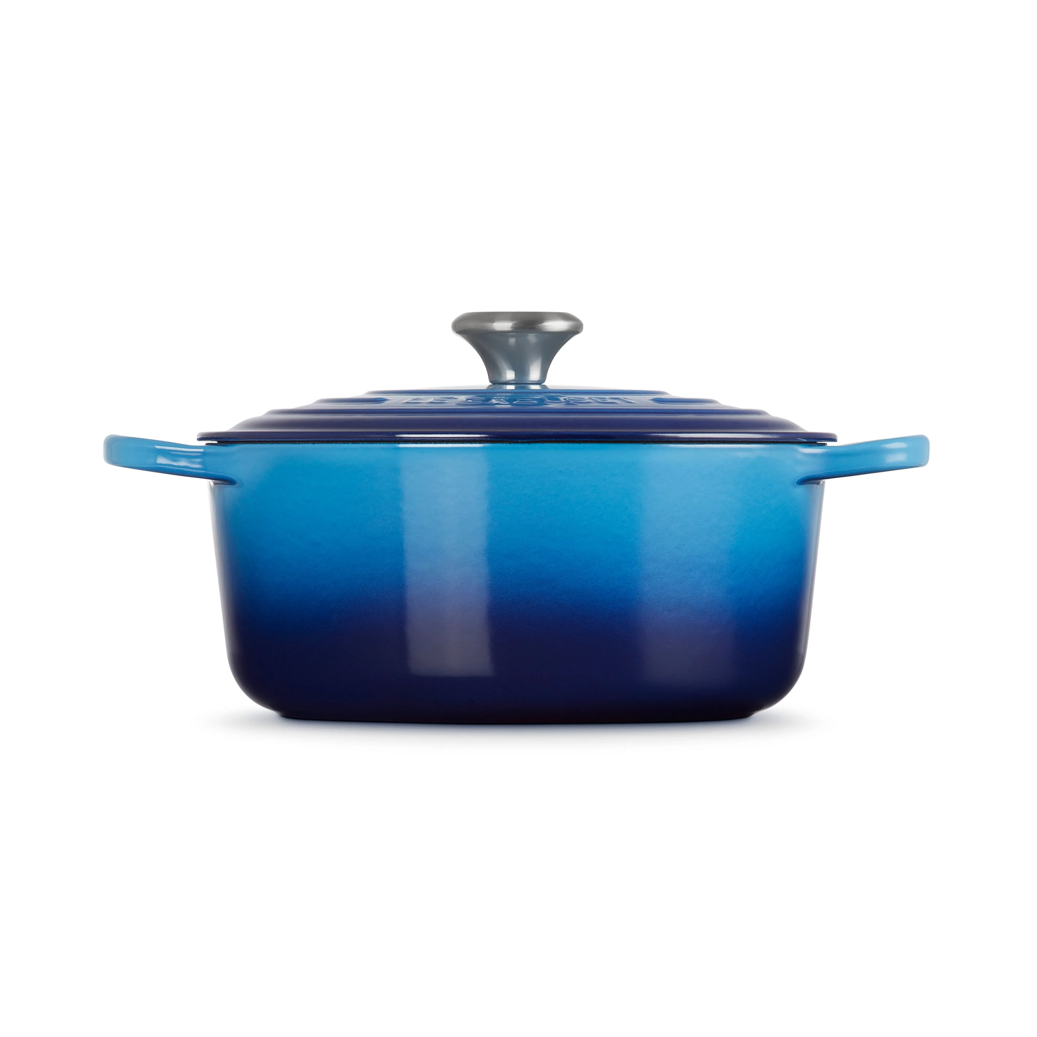 Le Creuset Signature Cast Iron Round Casserole 20cm Azure
