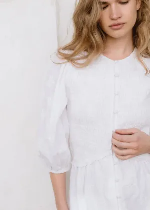 Magnolia Embroidered Dress