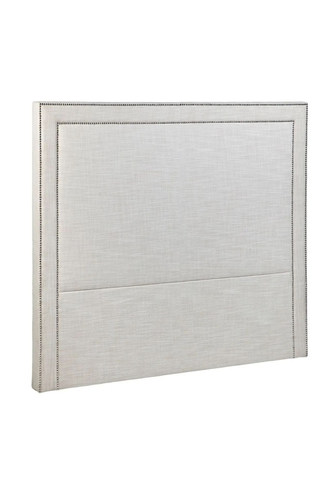 Melody Linen Bedhead - Natural White