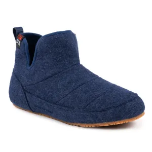 Merino Blend Slipper Boots (Navy)