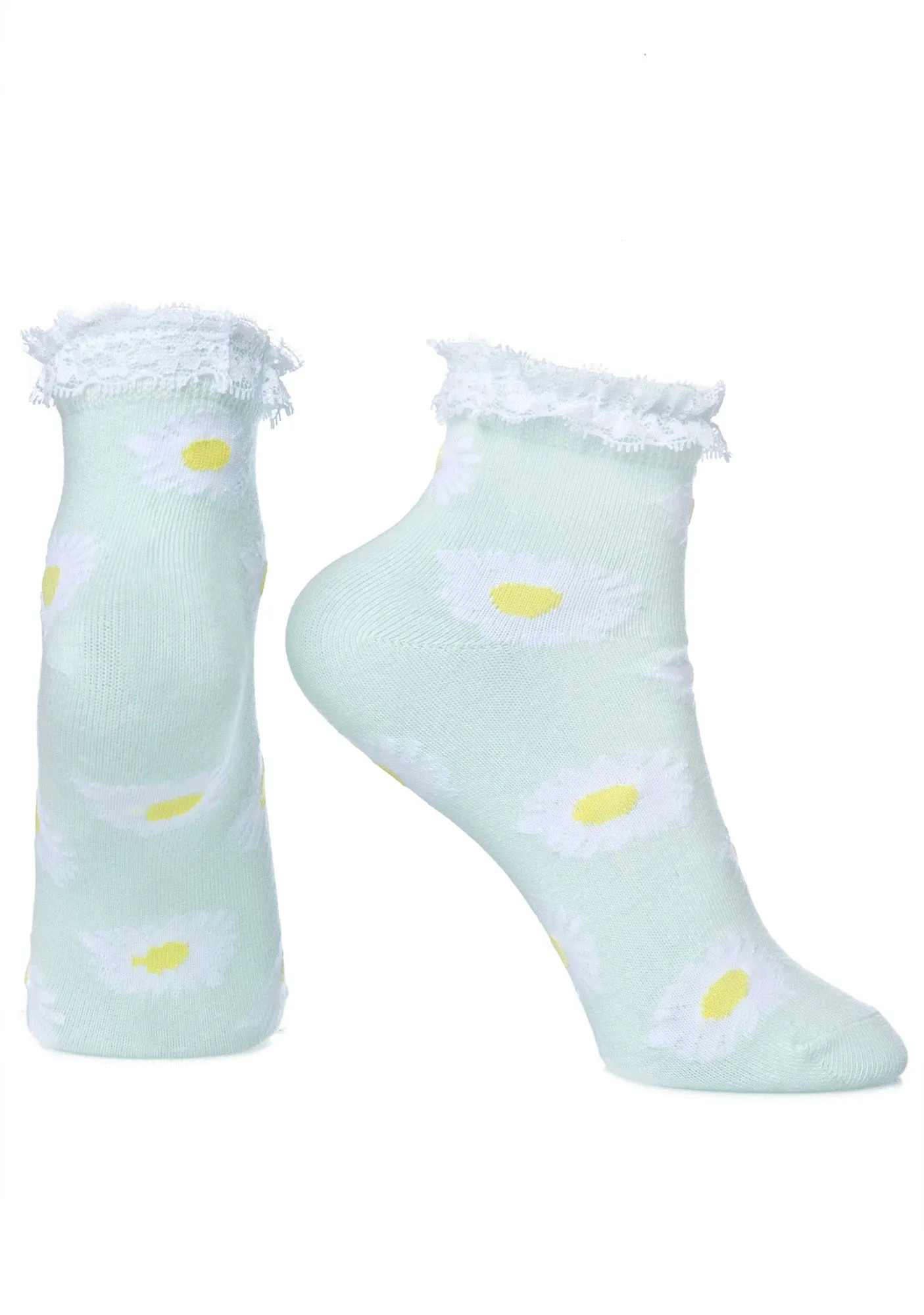 Pastel Daisy Fields Socks