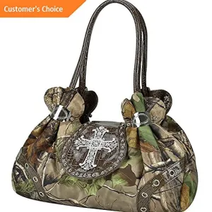 Sandover Dasein Studded Realtree Camo Shoulder Bag 4 Colors | Model LGGG - 10548 |