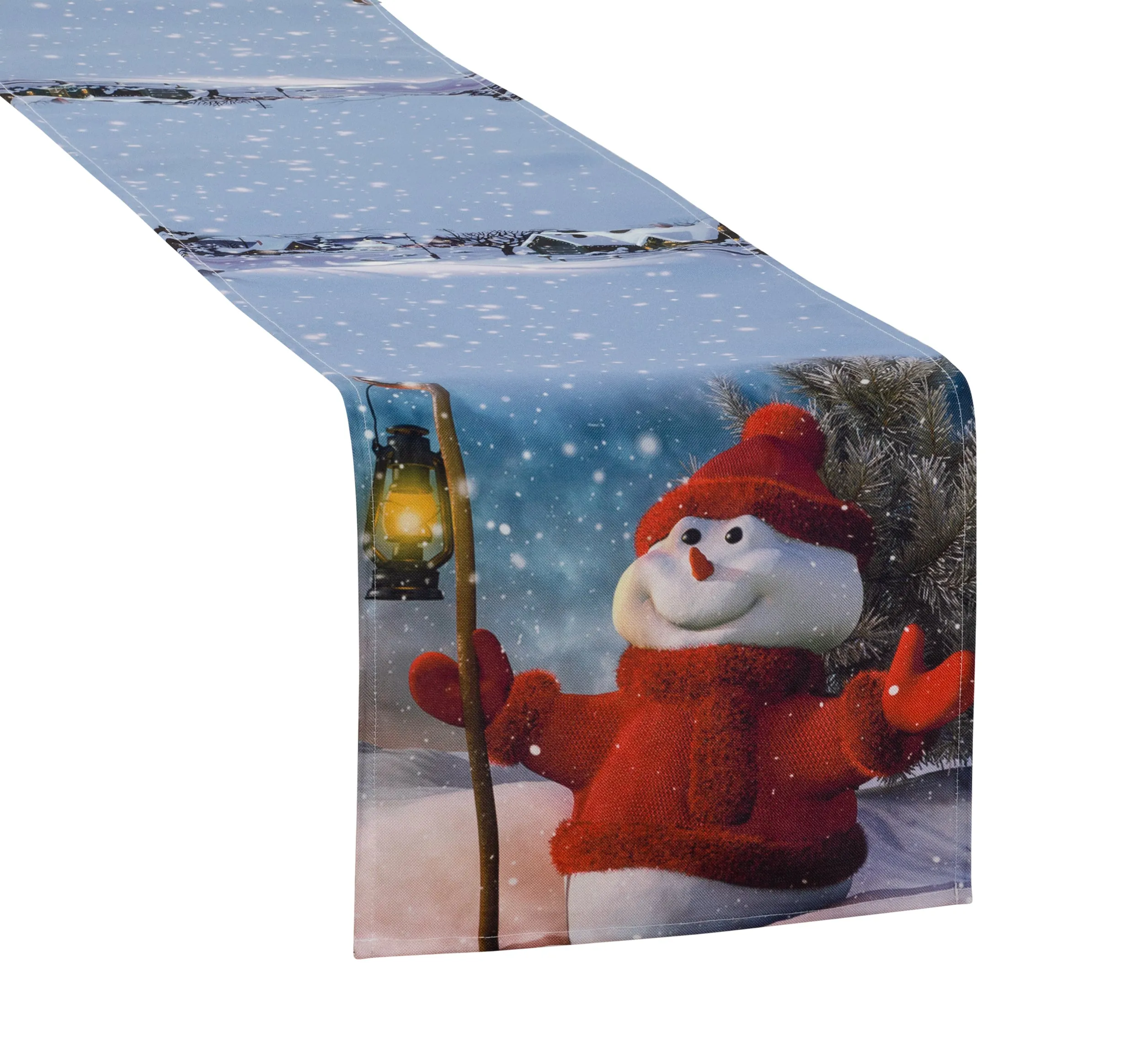 Seasonal Christmas Splendours Pattern Decorative Table Runner