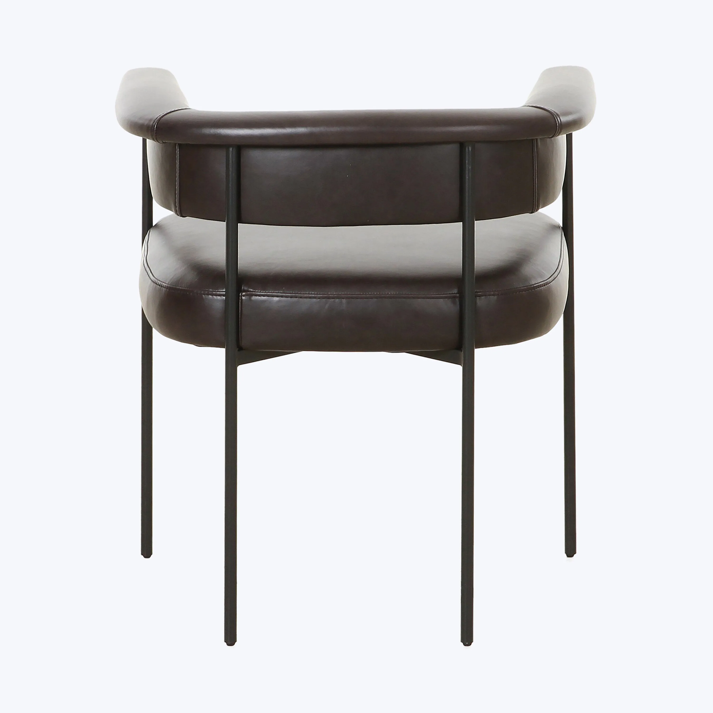 Slim Leather Dining Chair