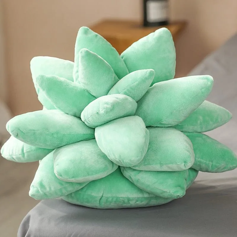 Succulent Plush Pillow