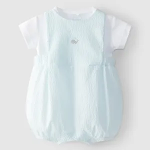 T-Shirt And Dungaree Set