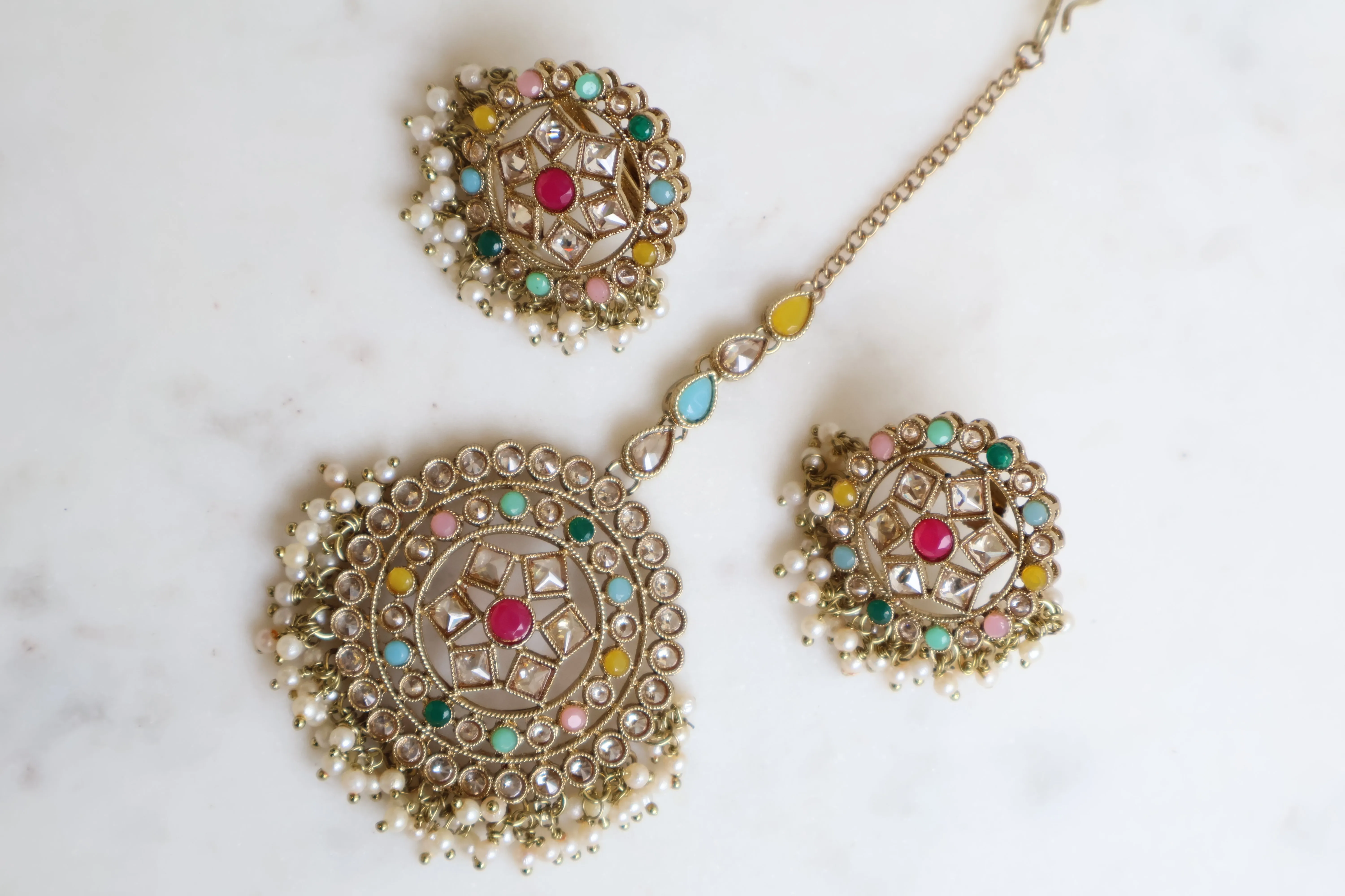 Tanvi Studs with Tikka