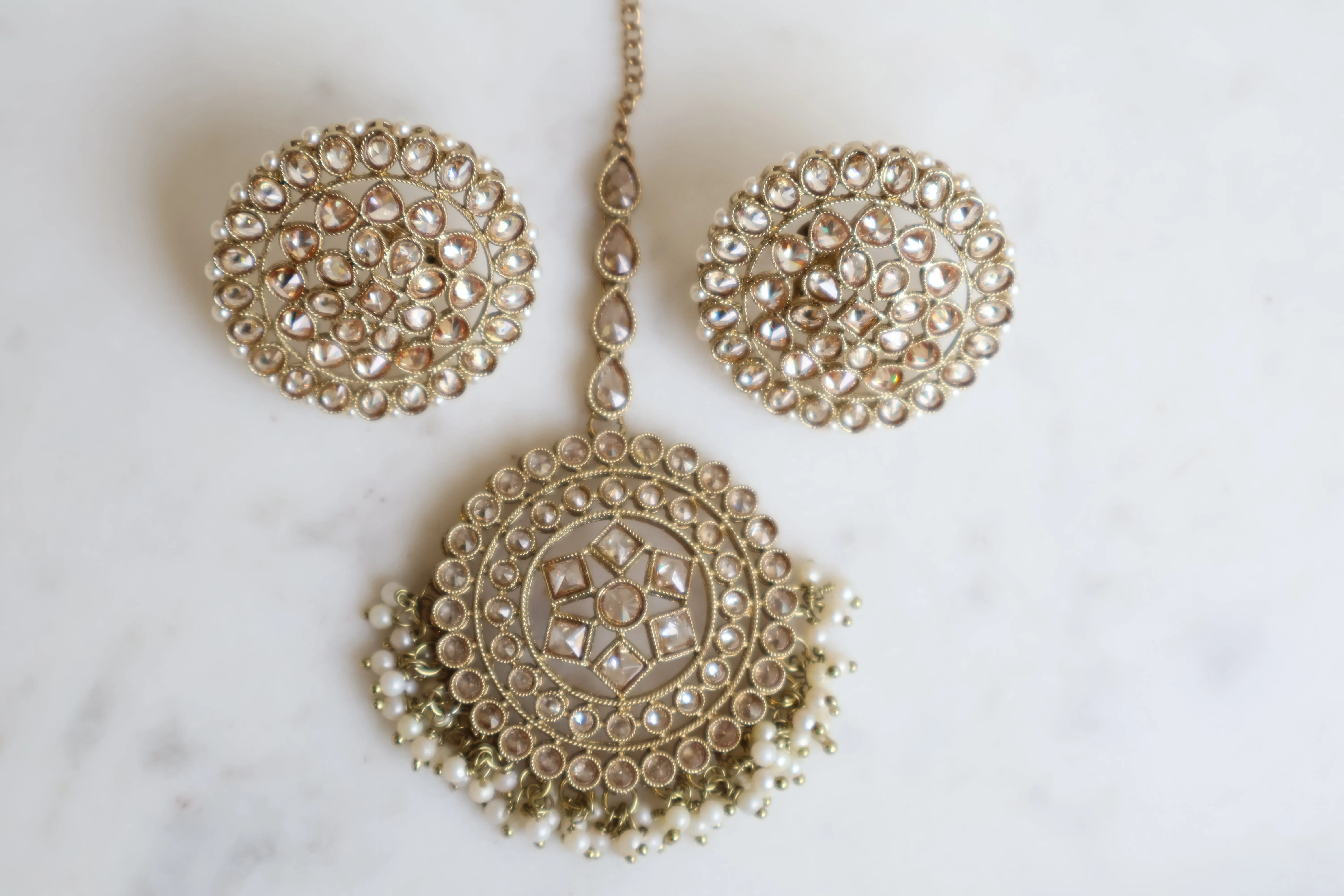 Tanvi Studs with Tikka