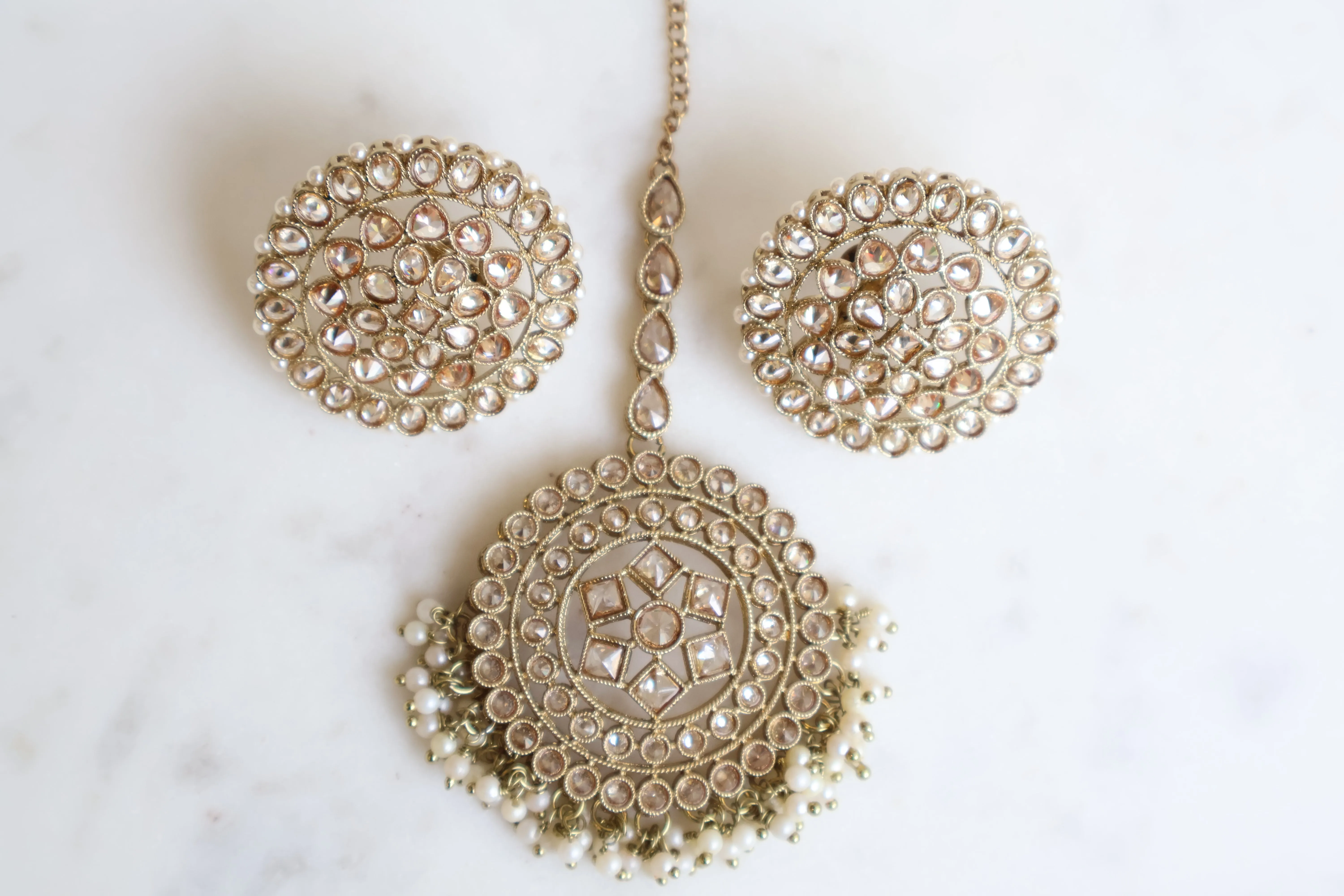 Tanvi Studs with Tikka