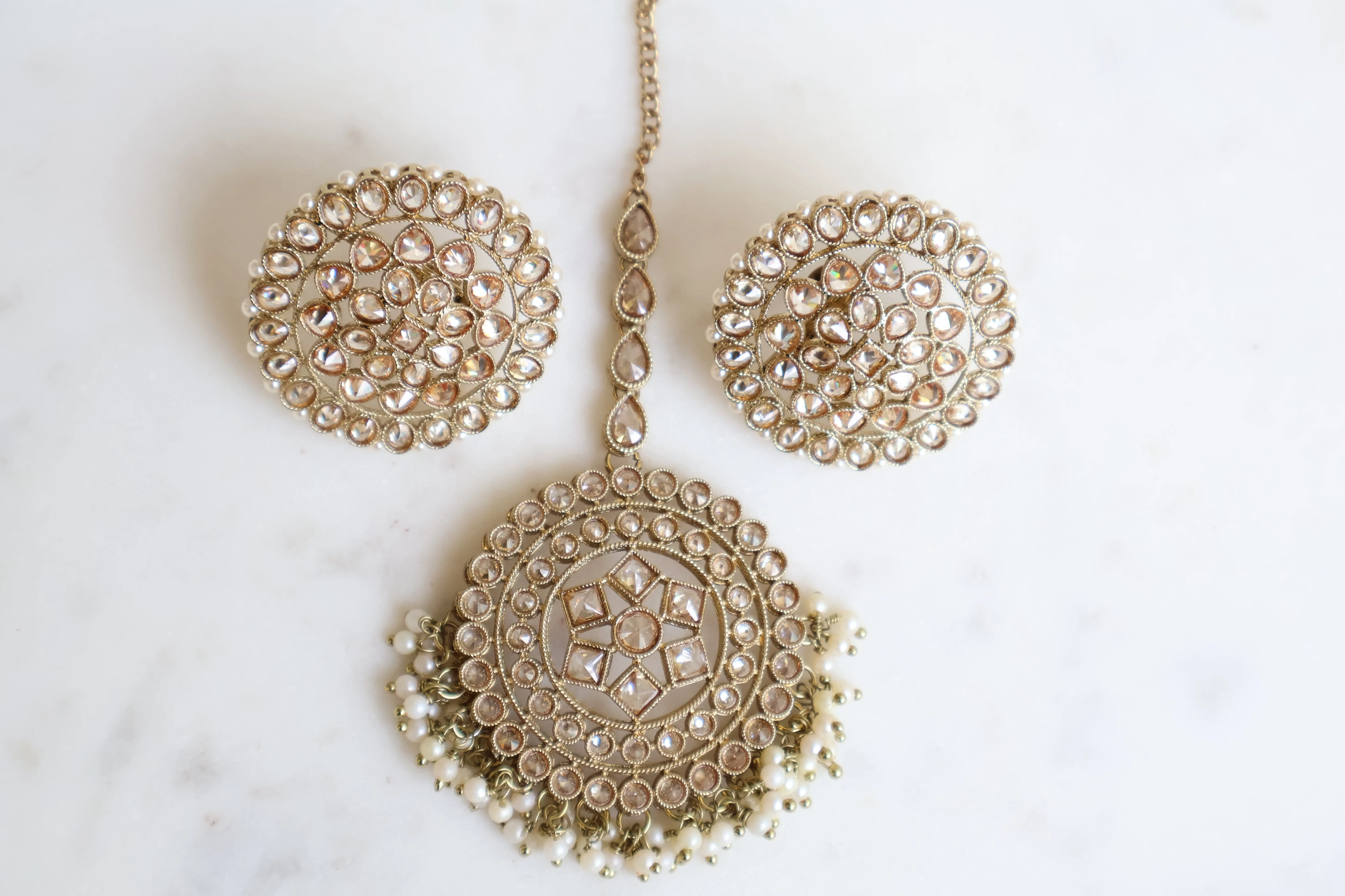 Tanvi Studs with Tikka