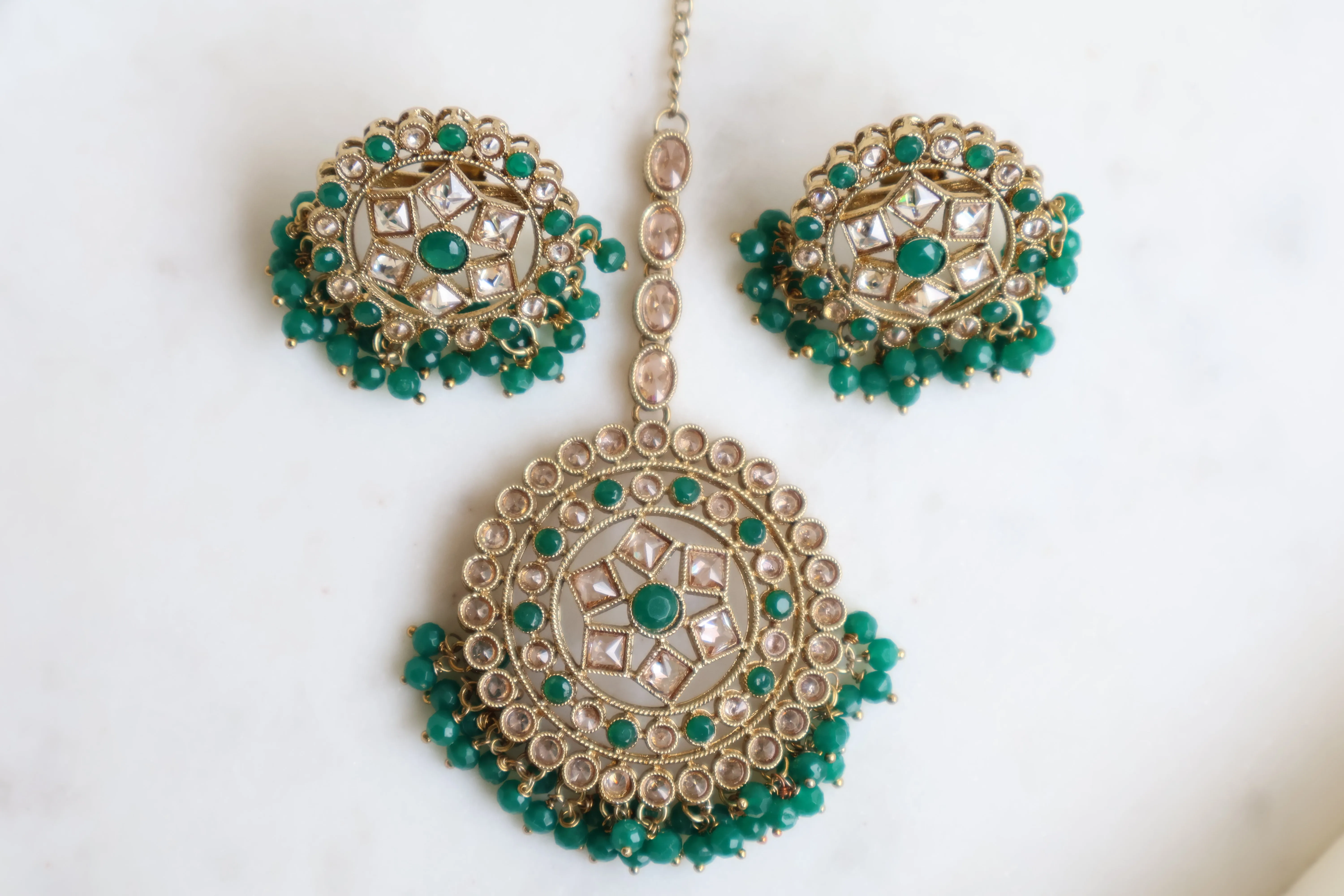 Tanvi Studs with Tikka