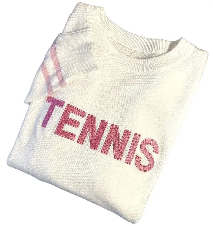 Tennis Sweater | Hot Pink