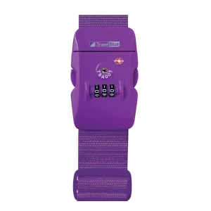 Travel Blue TSA Luggage Strap - Purple