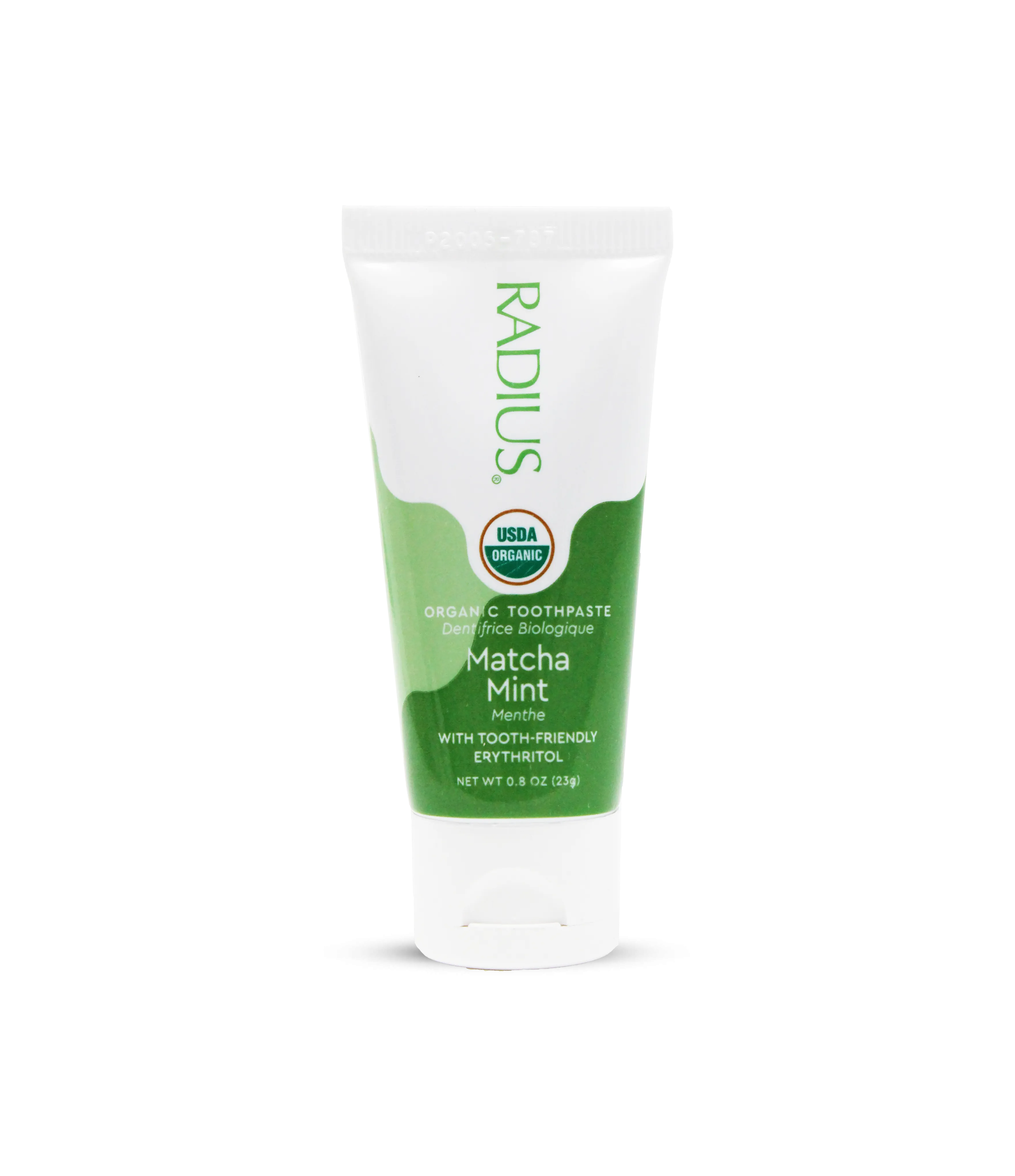 Travel/Trial-Size USDA Organic Matcha Mint Toothpaste