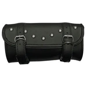 VS108H Vance Leather Hard Shell 2 Strap Studded Tool Bag with Quick Releases