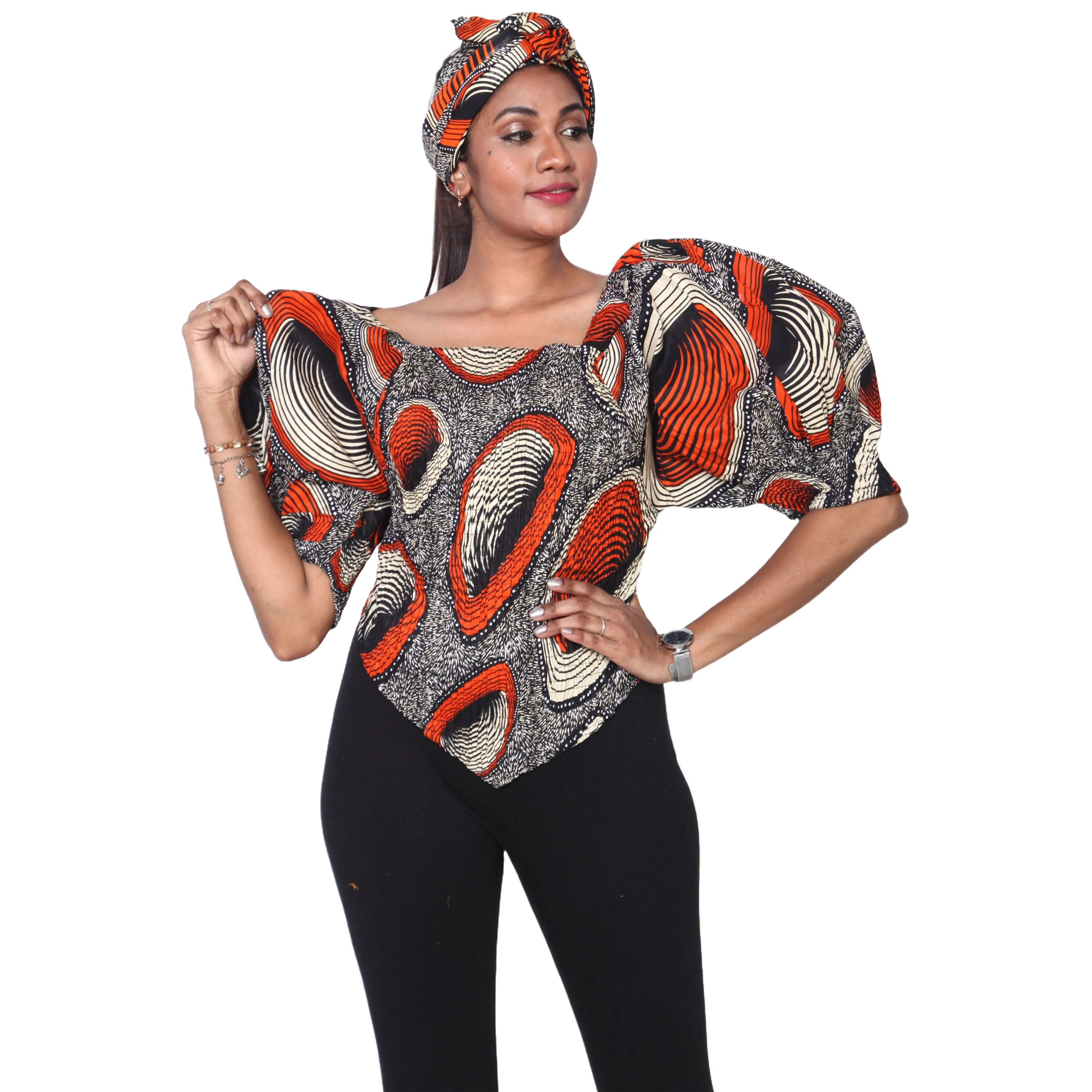 Women's Puff Sleeve Top -- FI-18