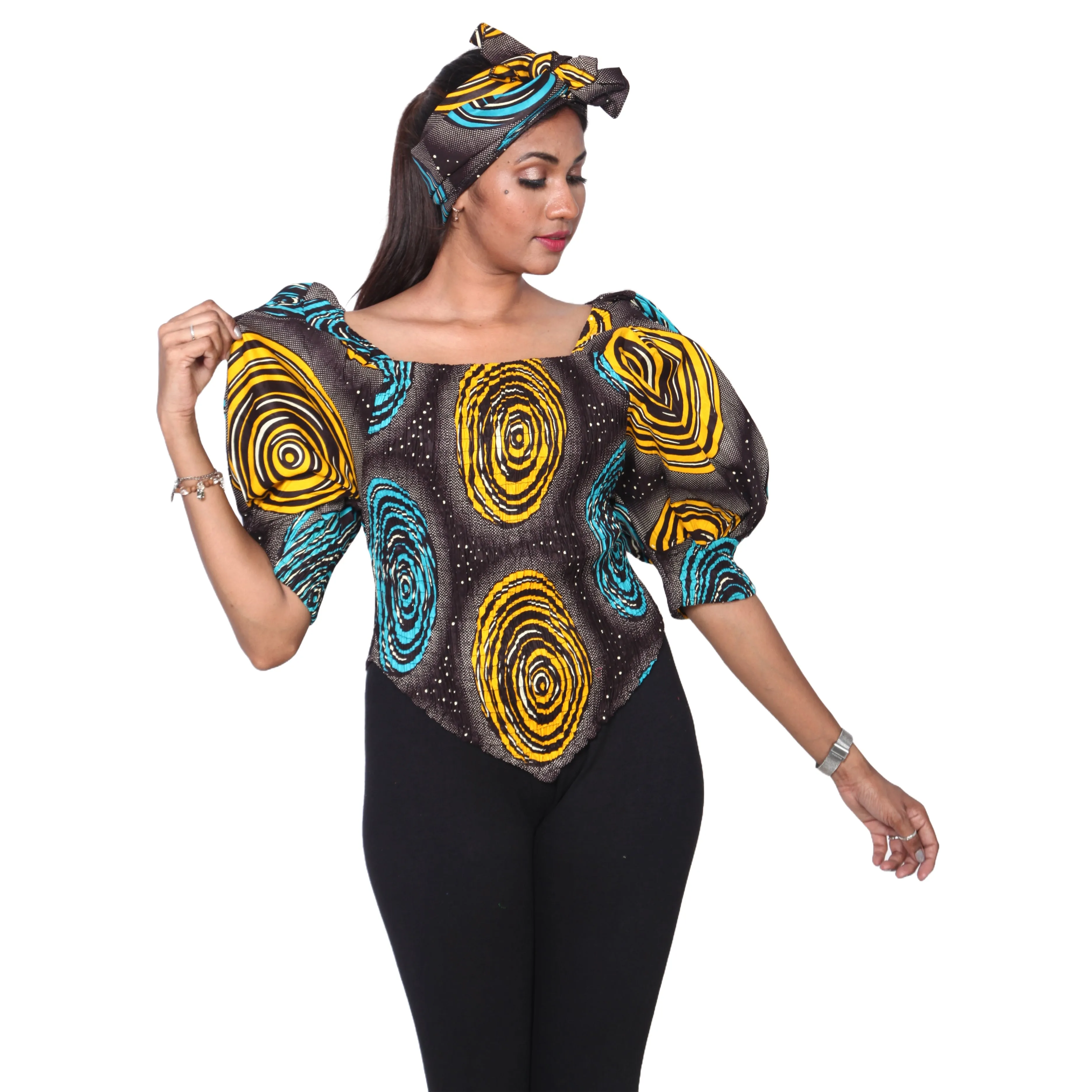 Women's Puff Sleeve Top -- FI-18