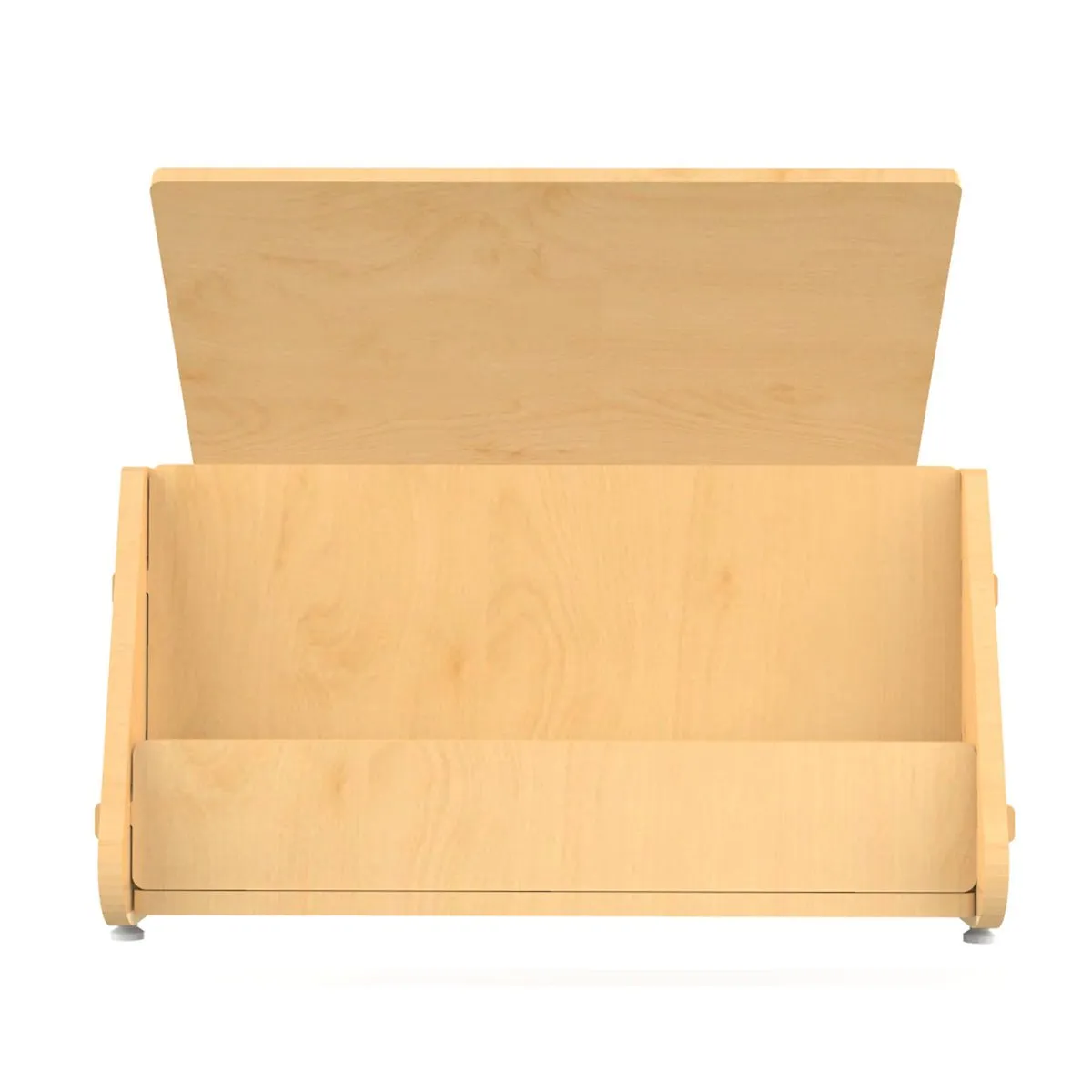 X&Y Aqua Plum Toy Chest - Natural