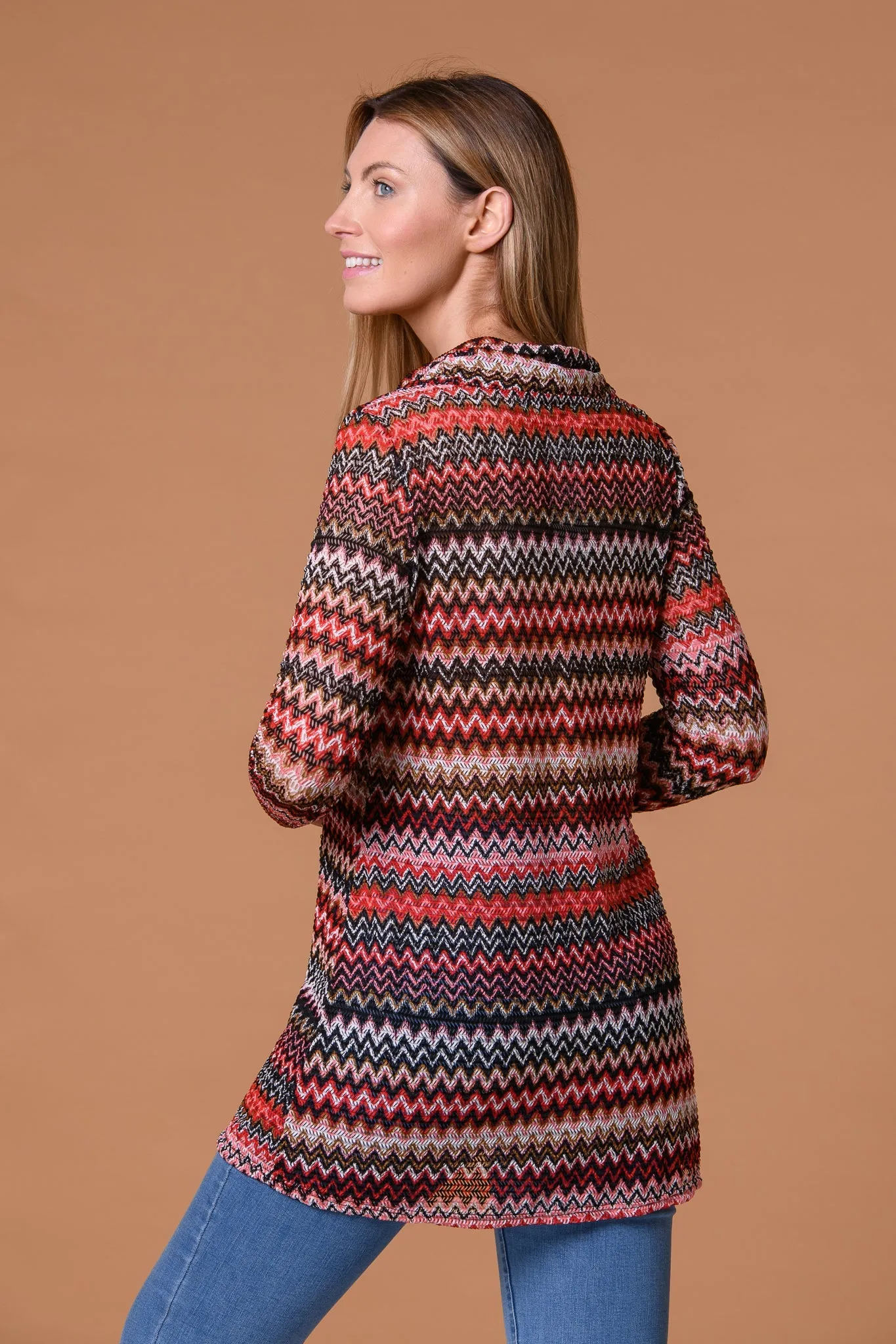 Zig Zag Crossover Top